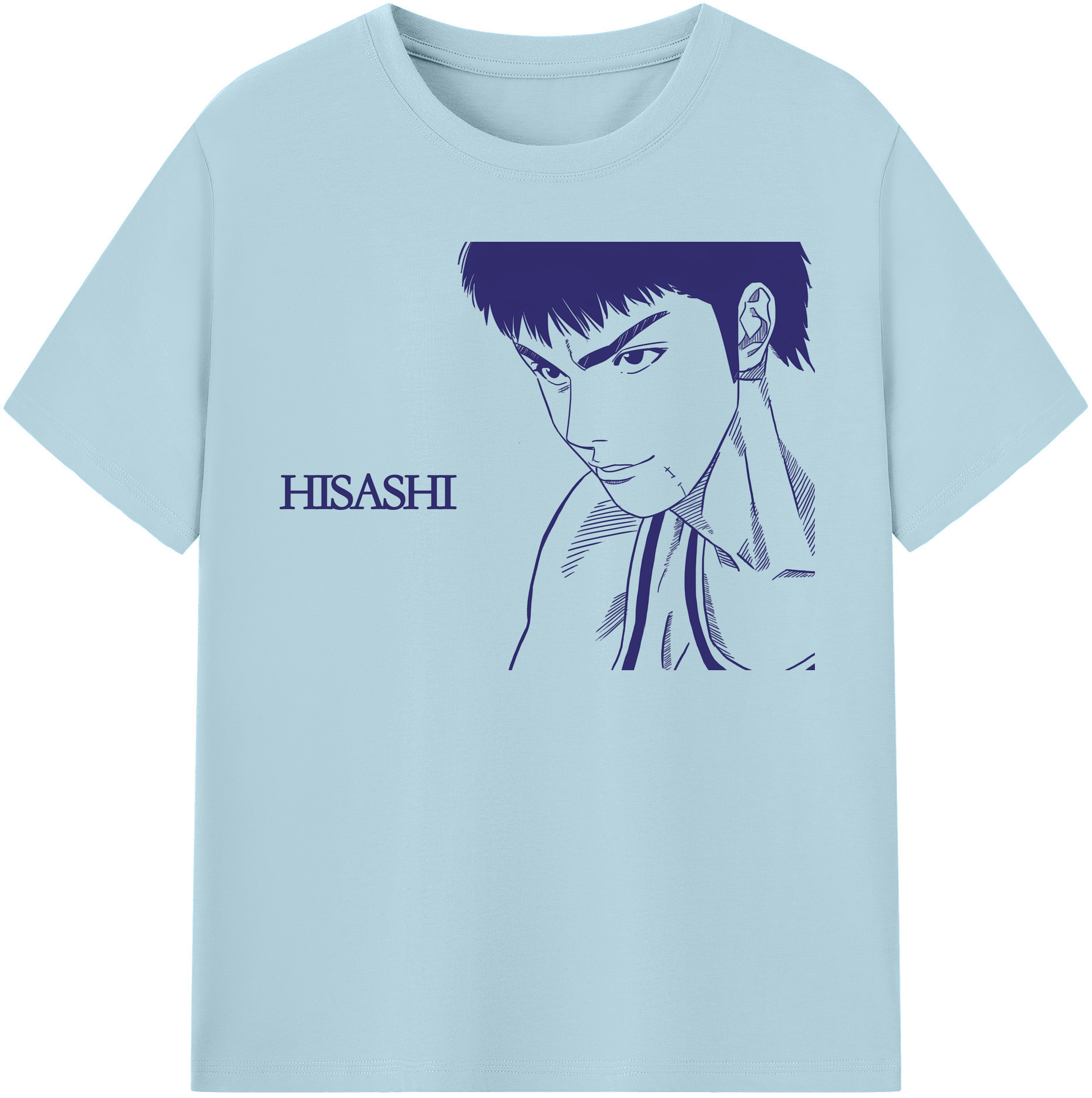 SLAM DUNK／スラムダンク 綿100％半袖Tシャツ（フロントプリント）